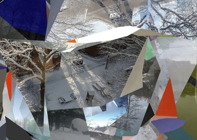 Zerbrochene Winterlandschaft von Stefan Fransson