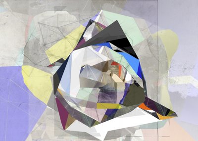 Geometrische Schichten Abstrakt von Stefan Fransson