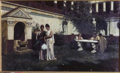 Letzte Sonnenstrahlen im Atrium von Stefan Vladislavovich Bakalowicz