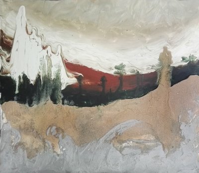 Dramatischer roter Wüstenberg von Stefano Mazzolini