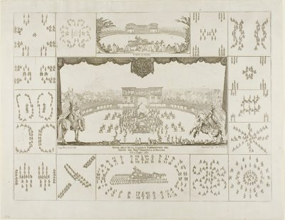 Karussell für Ferdinand II., Herzog der Toskana von Stefano della Bella