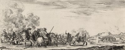 Kavallerieangriff von Stefano della Bella