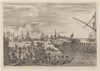 Abfahrt eines Schiffes von Stefano della Bella