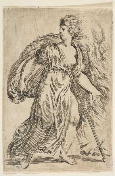 Dido tötet sich selbst von Stefano della Bella
