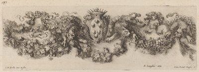 Feston mit Medici-Wappen, wahrscheinlich 1648 von Stefano della Bella