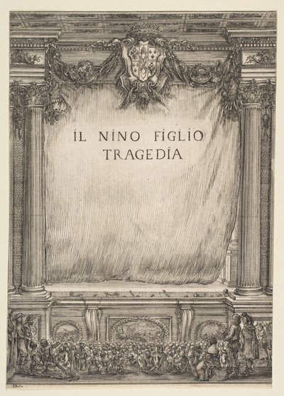 Frontispiz für Il Nino Figlio von Stefano della Bella