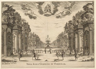 Garten der Venus, 3. Szene: Die Hochzeit der Götter von Stefano della Bella