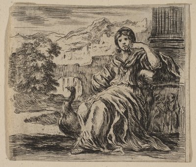Juno, aus Spiel der Mythologie Jeu de la Mythologie von Stefano della Bella