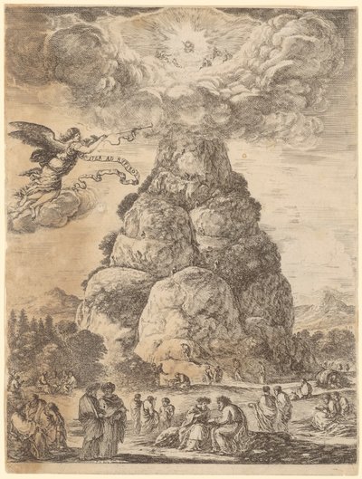 Parnass, Fels der Philosophen von Stefano della Bella