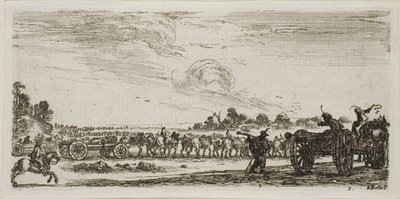 Platte Drei aus Zeichnungen von verschiedenen Bewegungen von Soldaten von Stefano della Bella