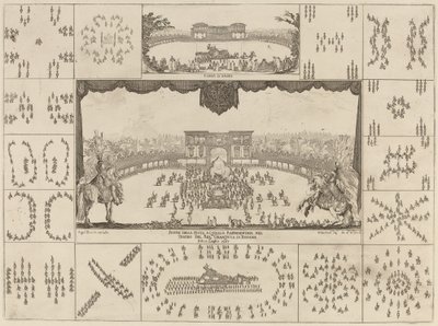 Turnier in Florenz für die Hochzeit von Großherzog Ferdinand I. von Stefano della Bella