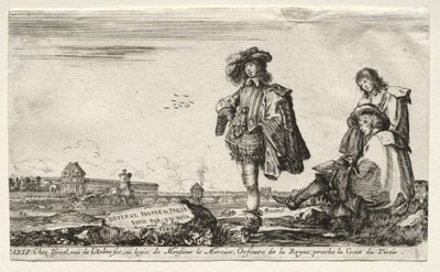 Verschiedene Figuren und Landschaften von Stefano della Bella