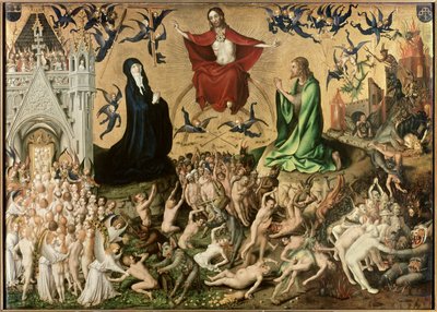 Das Jüngste Gericht, ca. 1435 von Stephan Lochner