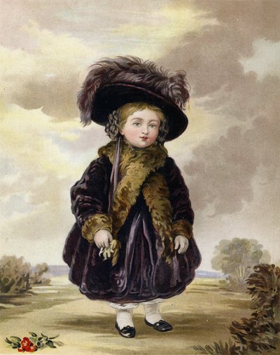 Die Prinzessin Victoria im Alter von vier Jahren von Stephan Poyntz Denning