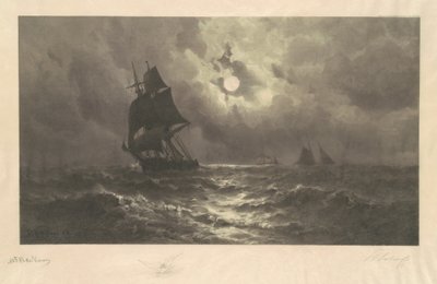 Nach Westen ziehen von Stephen Alonzo Schoff, after M. F. H. de Haas