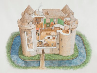 Nunney Castle, Somerset von Stephen Conlin