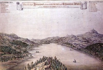 Nordostansicht des Landes bei Thurston Water von Peelnears von Stephen Penn
