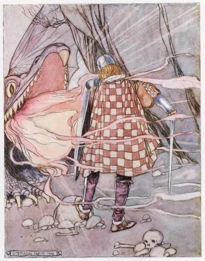 Illustration für Siegfried den Drachentöter von Stephen Reid
