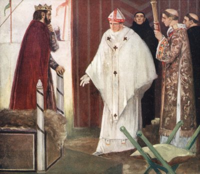 Stephen Langtons Gespräch mit König John von Stephen Reid