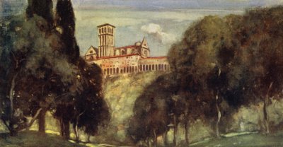 Das Kloster und die Basilika des Heiligen Franziskus, Assisi von Stephen Reid