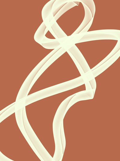 Fließende abstrakte Linien von Studio Palette