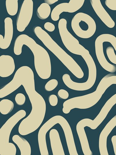 Flüssiges abstraktes Muster von Studio Palette