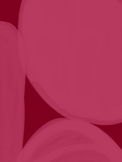 Rosa fließende Formen von Studio Palette