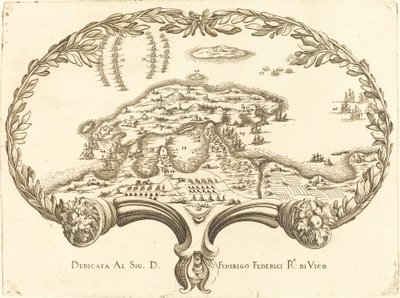 Fächer von Style of Jacques Callot