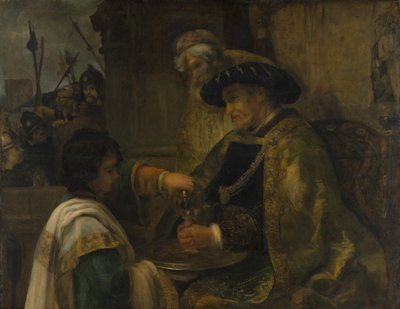 Pilatus wäscht seine Hände von Style of Rembrandt