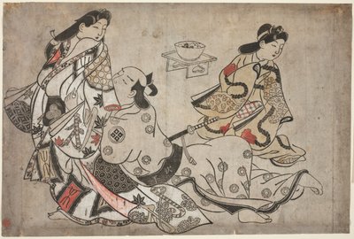 Der beharrliche Liebhaber, aus einer unbetitelten Serie erotischer Drucke von Sugimura Jihei