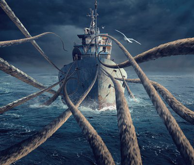 Kraken Schiff Angriff von Sulaiman Almawash
