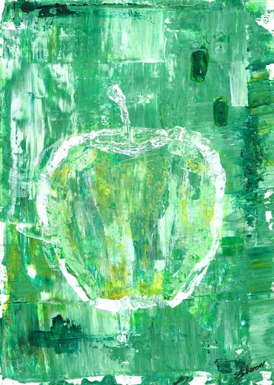 Lebhafter grüner Apfel von Sunet Theron