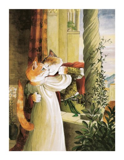 Illustration aus Shakespeare Cats: Poster Book von Susan Herbert