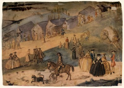 Eine ländliche Szene, ca. 1750, 1934 von Susanna Duncombe