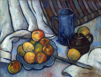 Äpfel, Teekanne und Krug von Suzanne Valadon