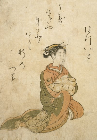 Die Kurtisane Hatsuito von Suzuki Harunobu