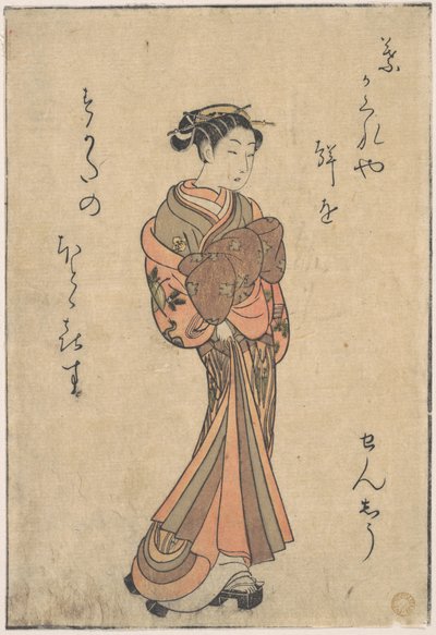 Die Kurtisanen, aus der Serie „Seiro Bijin Awase Carver End Shigoro“ (sic.) von Suzuki Harunobu