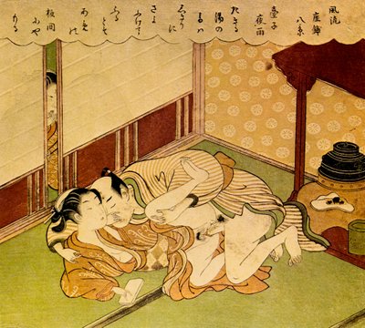 Zwei Liebende von Suzuki Harunobu