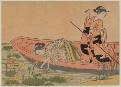 Visuelle Parodie auf Zhou Maoshu (spätere Ausgabe) von Suzuki Harunobu