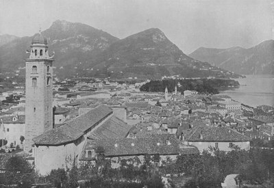 Lugano, Gesamtansicht und der Monte Brè von Swiss Photographer