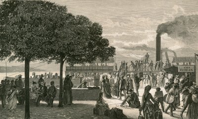 Abfahrt des Dampfers von Luzern von Swiss School