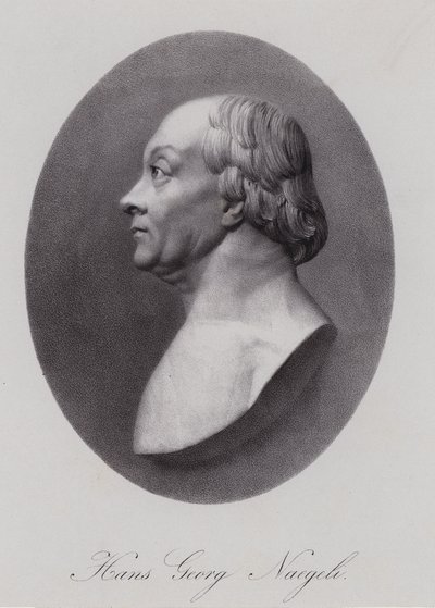 Hans Georg Nägeli, Schweizer Komponist und Verleger von Swiss School