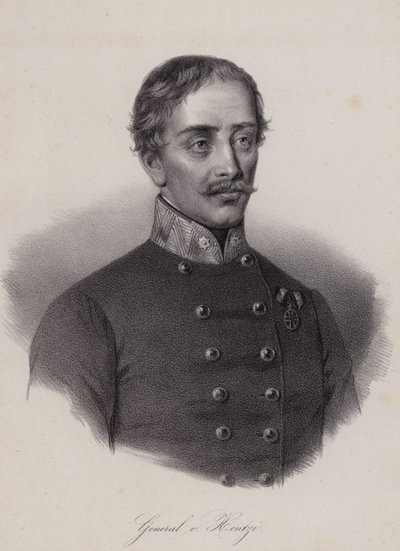 Heinrich Hentzi von Arthurm, ungarischer General in der Armee des österreichischen Kaiserreichs von Swiss School
