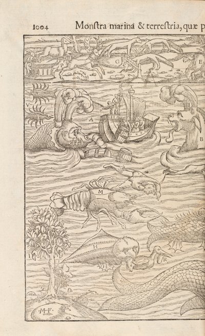 Seite 1004 aus Cosmographiae Universalis von Sebastian Muenster, Basel, 1572 von Swiss School