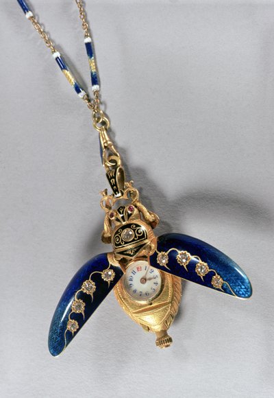 Anhängeruhr in Form eines Skarabäus, Chaux-de-Fonds, 1890er Jahre von Swiss School