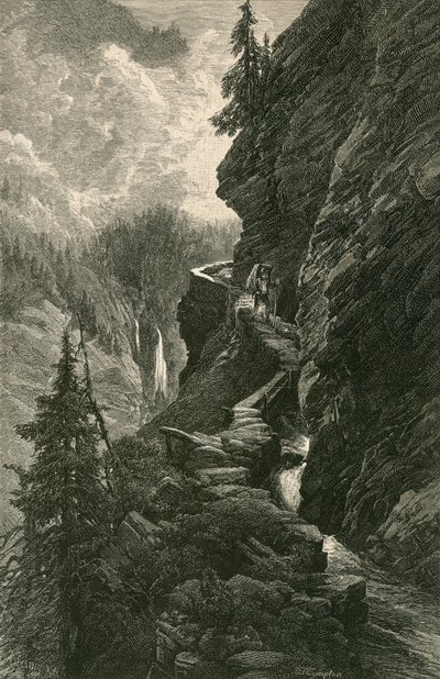 Szene im Rawilpass, bei Ayent von Swiss School