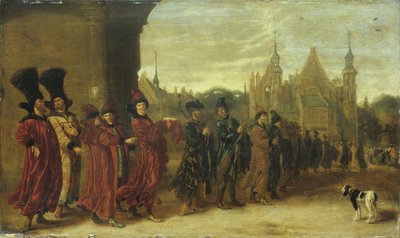 Botschafter des Zaren von Moskau in Den Haag am 4. November 1631, 1630er Jahre von Sybrandt van Beest