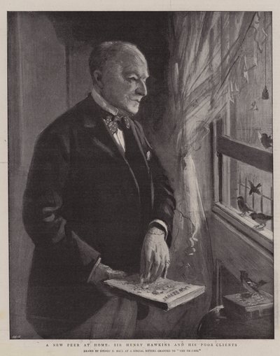 Ein neuer Peer zu Hause, Sir Henry Hawkins und seine armen Klienten von Sydney Prior Hall