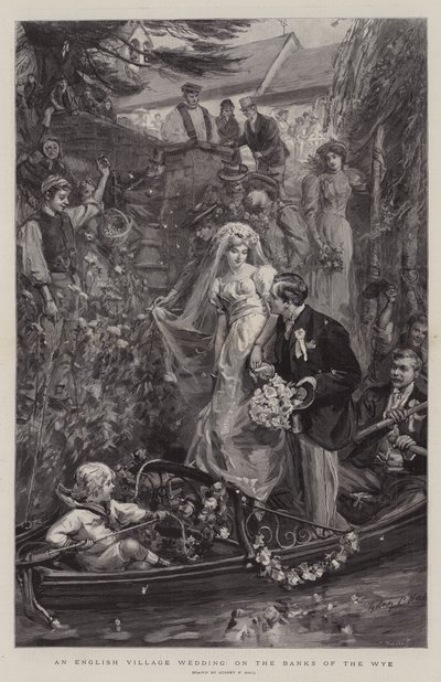 Eine englische Dorfhochzeit an den Ufern des Wye von Sydney Prior Hall