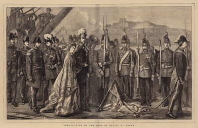 Landung des Zaren von Russland in Dover von Sydney Prior Hall